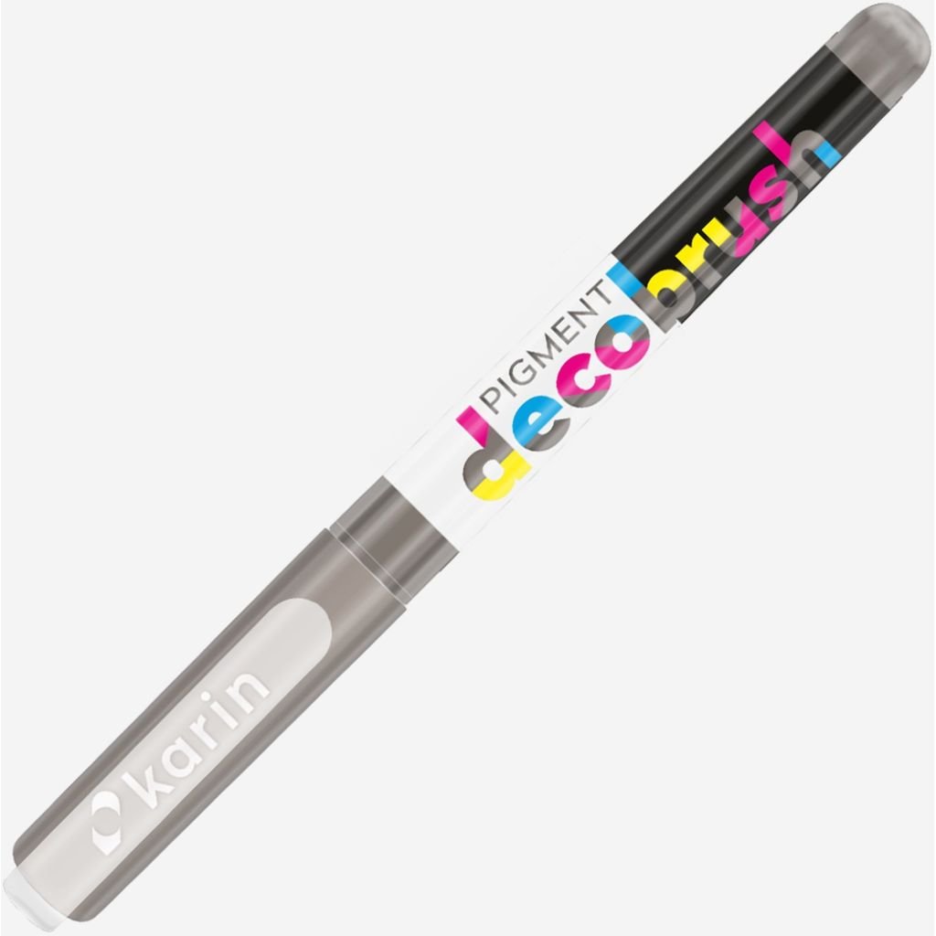 Karin Pigment DecoBrush Acrylic Marker - Brush Tip - Warm Grey 3 (436U)