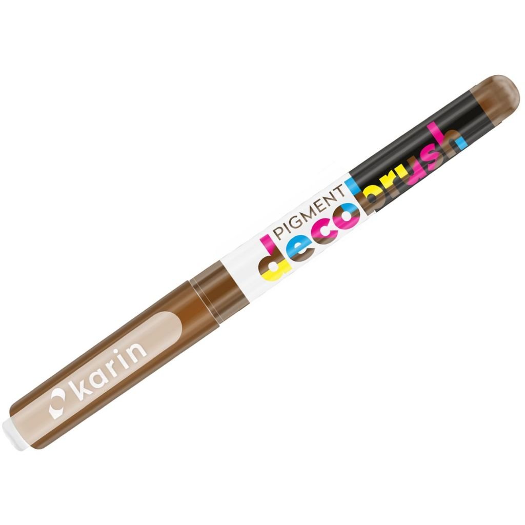 Karin Pigment DecoBrush Acrylic Marker - Brush Tip - Sandstone (725U)