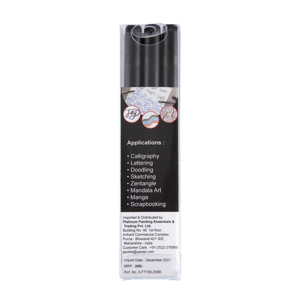 Snowman Calligraphy Pens - Black - 2.0 - Pack of 3