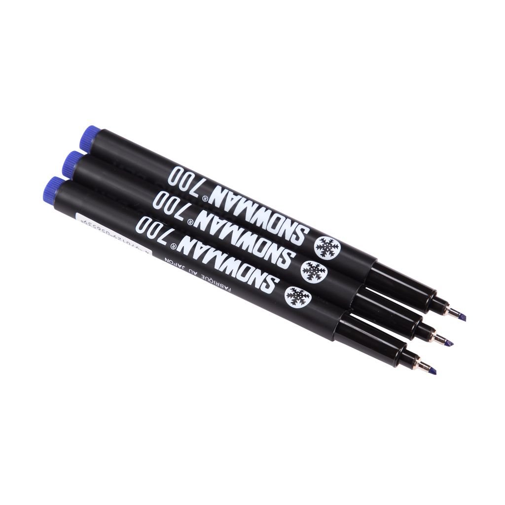 Snowman Calligraphy Pens - Blue - 2.0 - Pack of 3