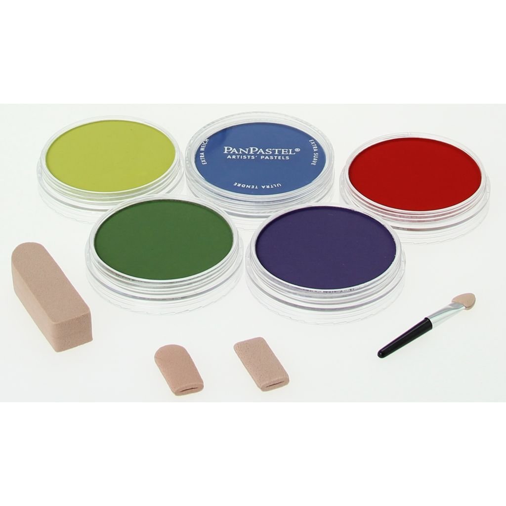 PanPastel Colors Ultra Soft Artist's Painting Pastels, Starter Set - Shades - 5 Assorted Colours