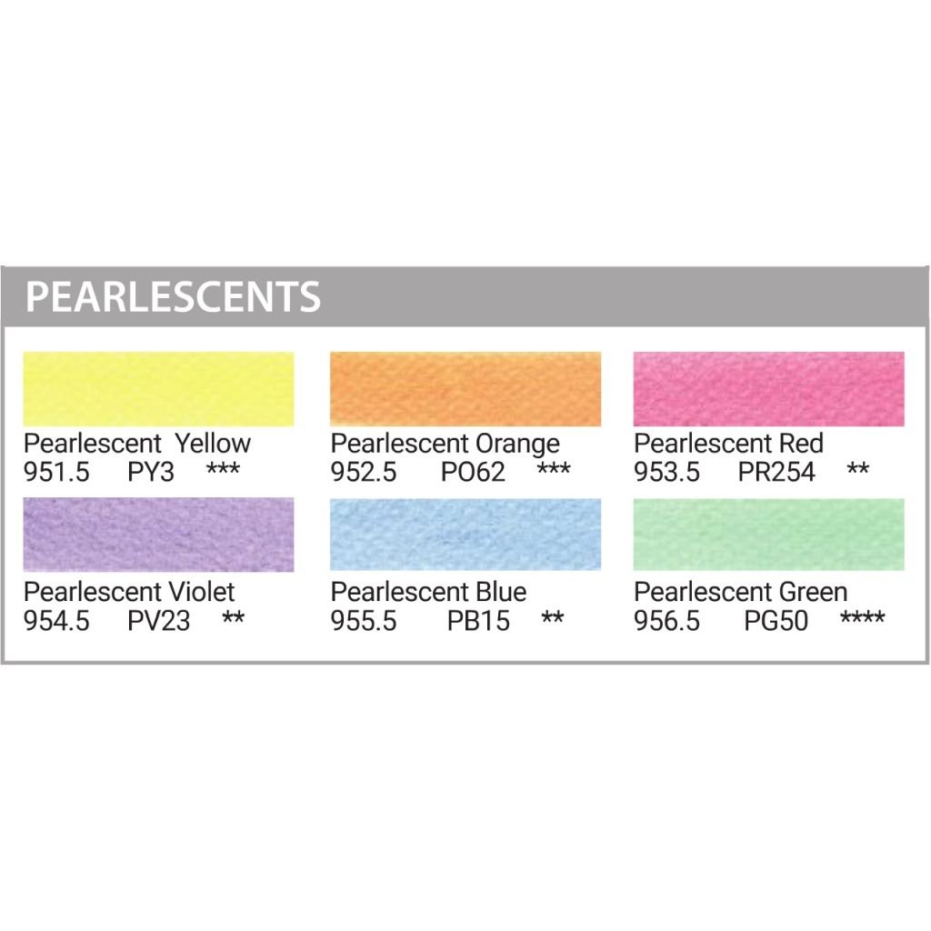 PanPastel Colors Ultra Soft Artist's Painting Pastels, Pearlescent Colors - 6 Assorted Pearlescent Colours