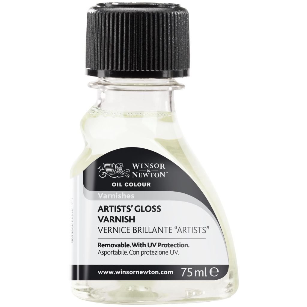 Winsor & Newton Artists' Gloss Varnish Bottle - 75 ML