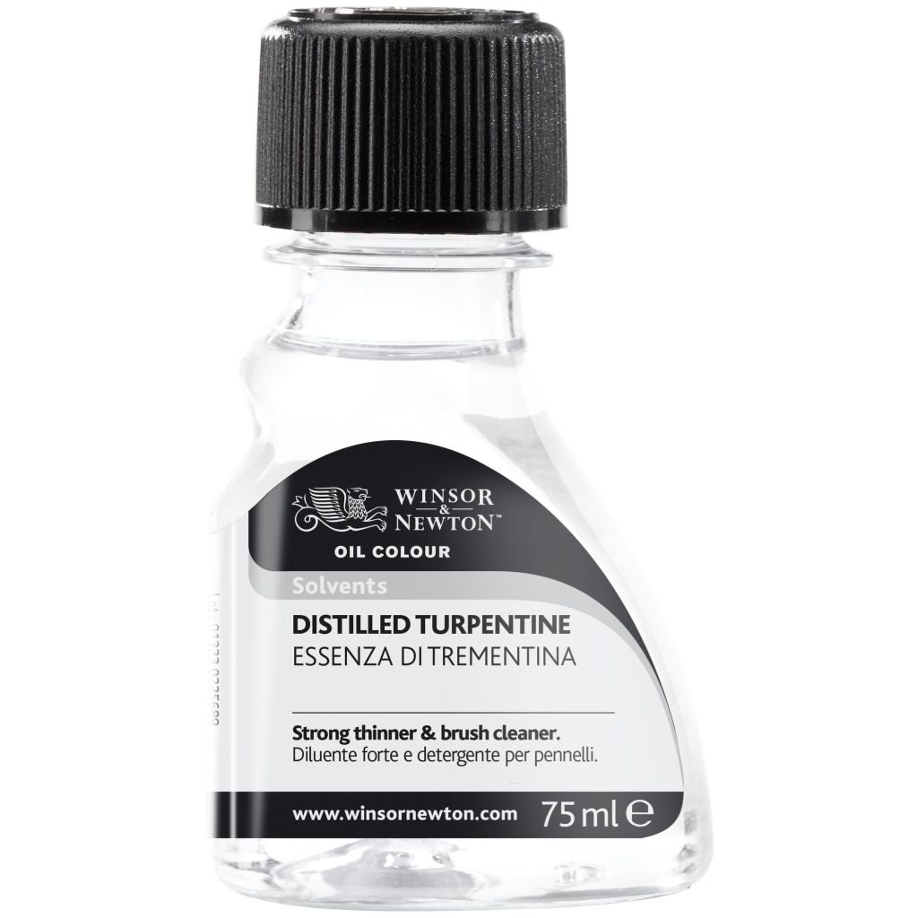 Winsor & Newton Distilled Turpentine Bottle - 75 ML