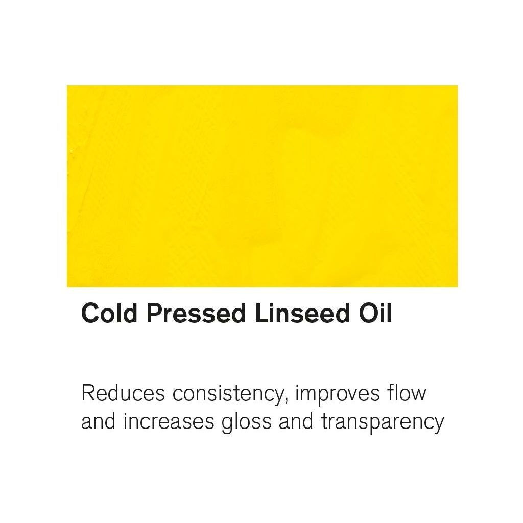 Winsor & Newton Cold Pressed Linseed Oil Bottle - 75 ML
