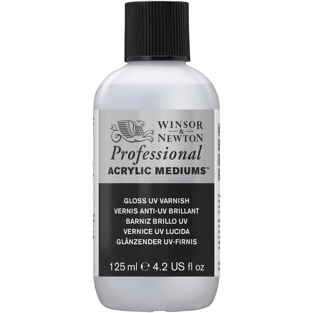 Winsor & Newton Professional Acrylic - Gloss UV Varnish - Bottle of 125 ML