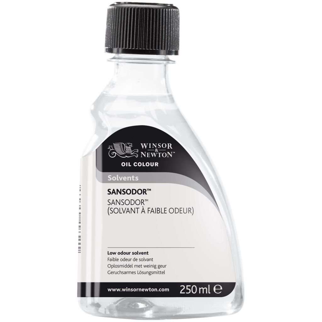 Winsor & Newton Sansodor (Low Odour Solvent) Bottle - 250 ML