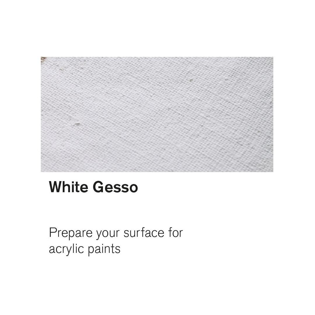 Winsor & Newton Professional Acrylic Primer - White Gesso - Jar of 225 ML