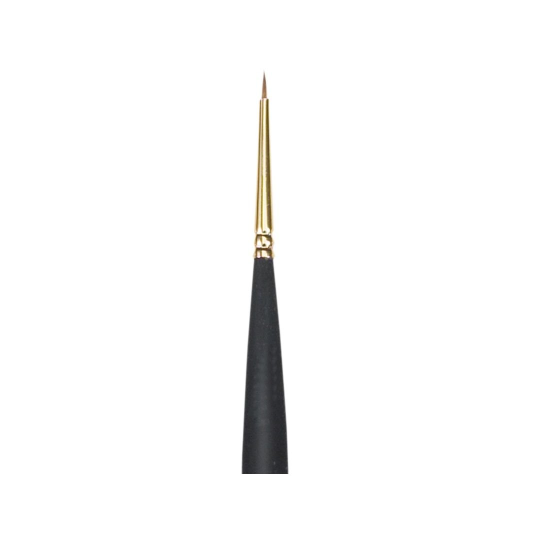 Princeton Series 3050 Mini-Detailer Synthetic Sable Hair Brush - Spotter - Extra Short Handle - Size: 20/0