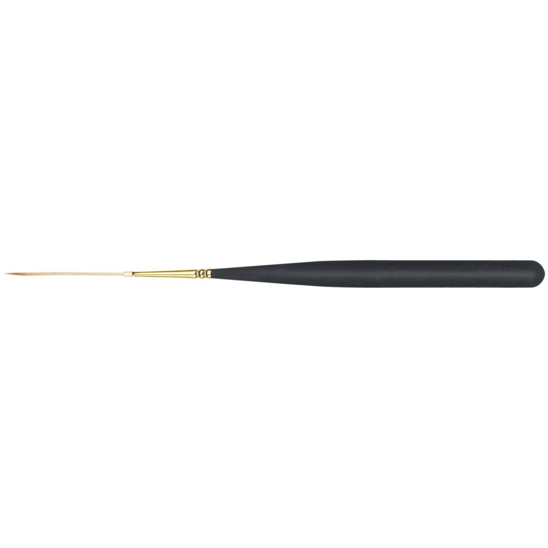 Princeton Series 3050 Mini-Detailer Synthetic Sable Hair Brush - Extra Long Liner - Extra Short Handle - Size: 30/0