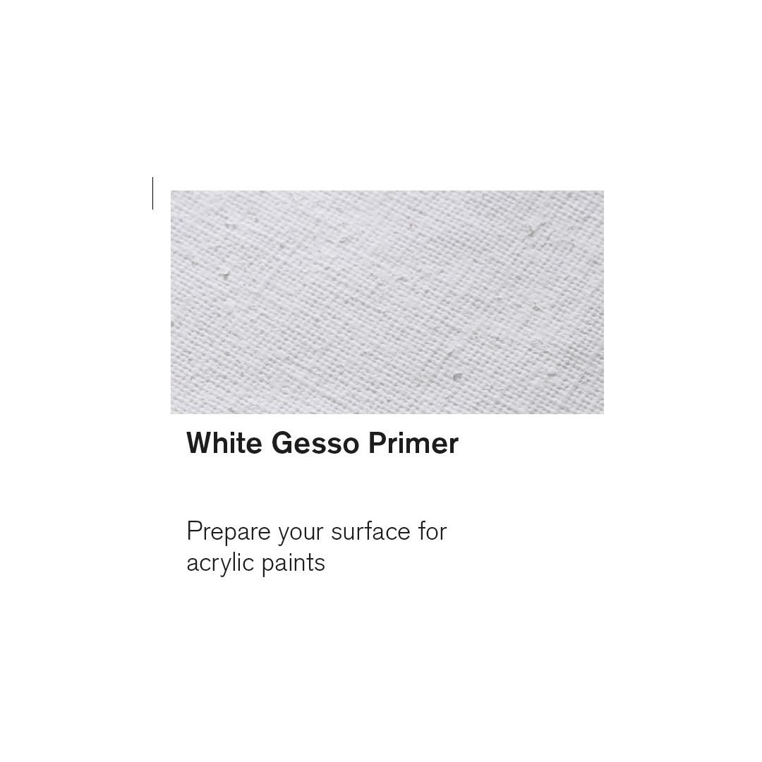 Winsor & Newton Galeria Acrylic Medium - White Gesso Primer - Jar of 1 Litre
