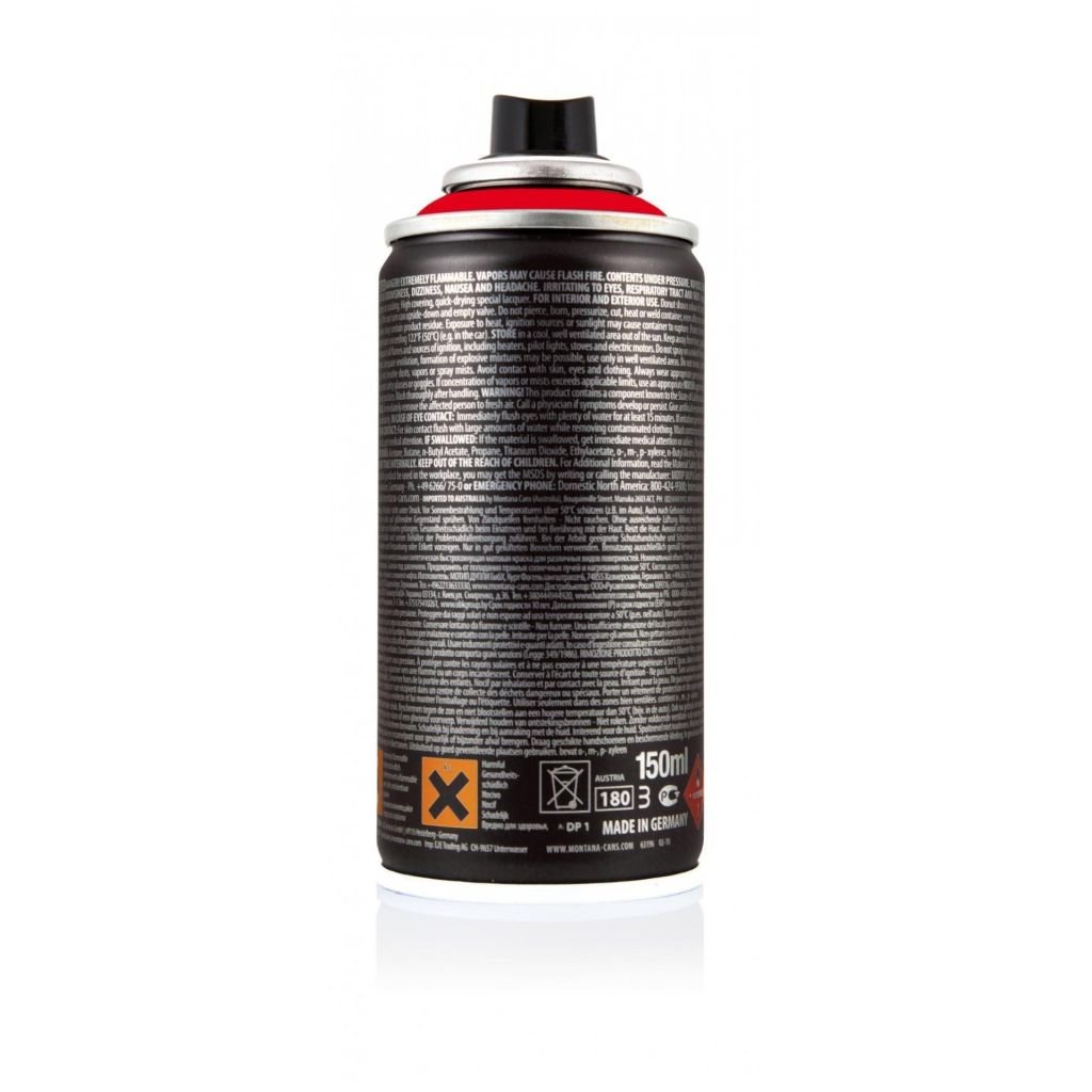 Montana Black Spray Paint - 150 ML Can - Code Red (BLK2093)