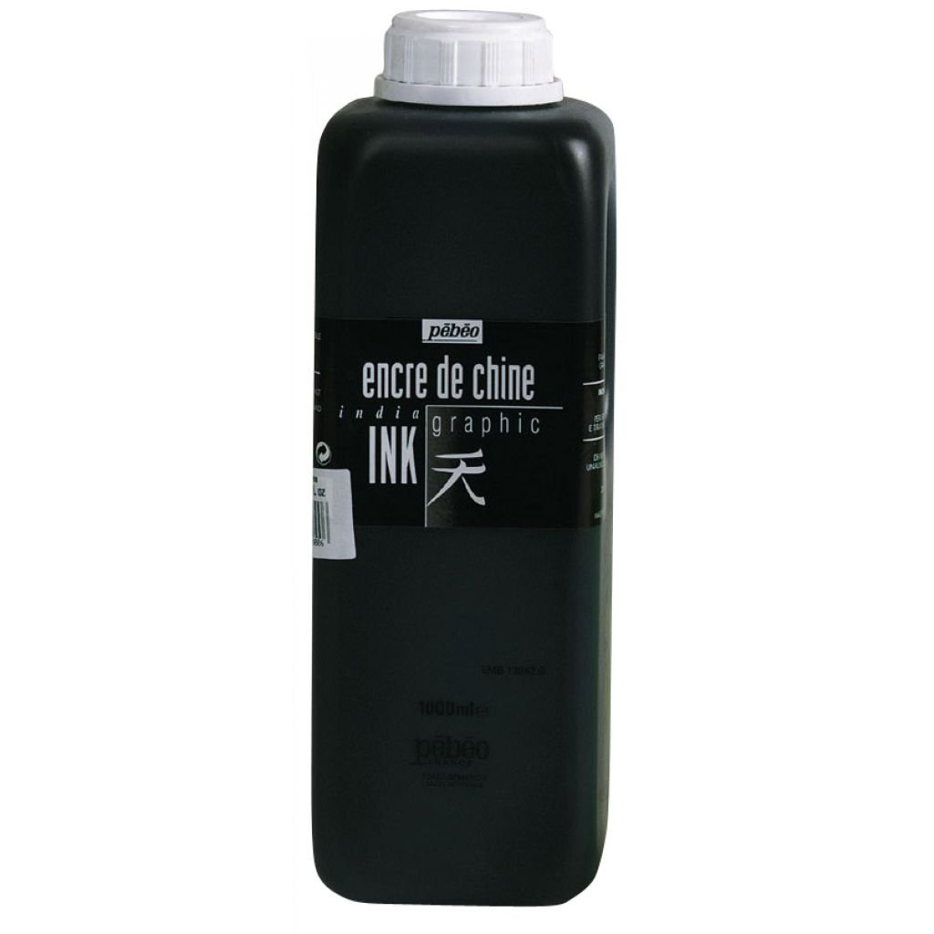 Pebeo Extra Fine Graphic India Ink / China Ink - 250 ml bottle