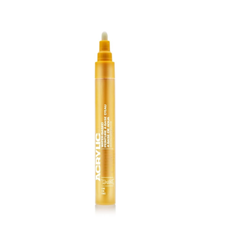 Montana Acrylic Water-Based Marker - 2 MM Fine Tip - Shock Yellow (SH 1010)