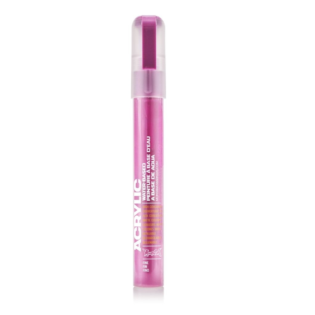 Montana Acrylic Water-Based Marker - 2 MM Fine Tip - Shock Pink (SH 4010)