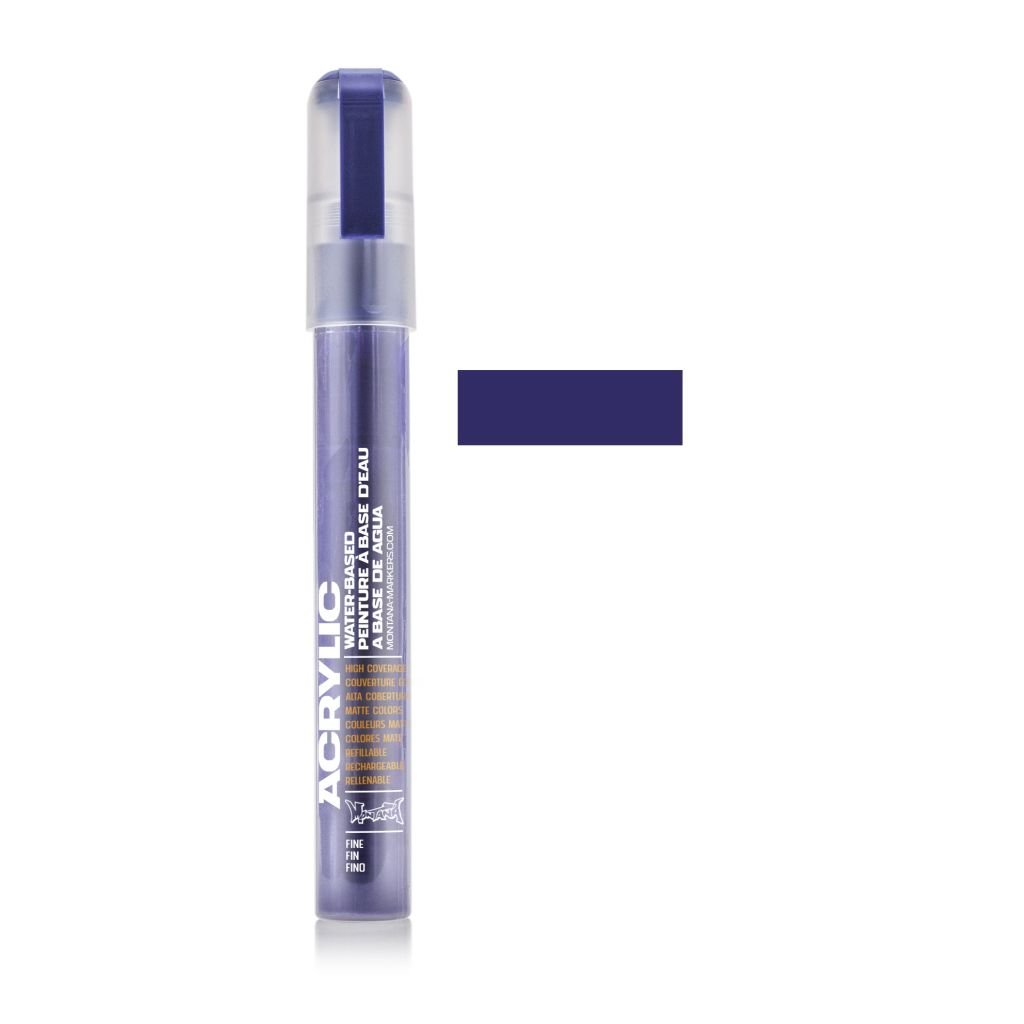 Montana Acrylic Water-Based Marker - 2 MM Fine Tip - Shock Lilac (SH 4220)