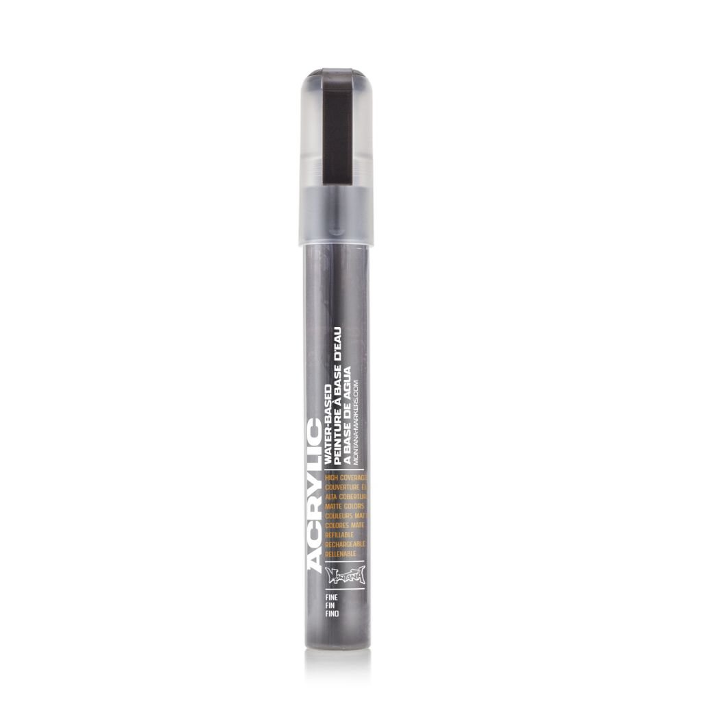 Montana Acrylic Water-Based Marker - 2 MM Fine Tip - Shock Brown Dark (SH 8020)