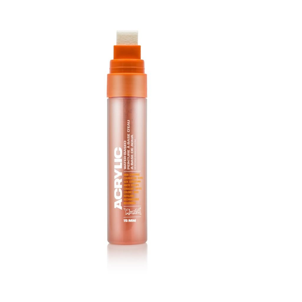 Montana Acrylic Water-Based Marker - 15 MM Medium Tip - Shock Orange (SH 2010)
