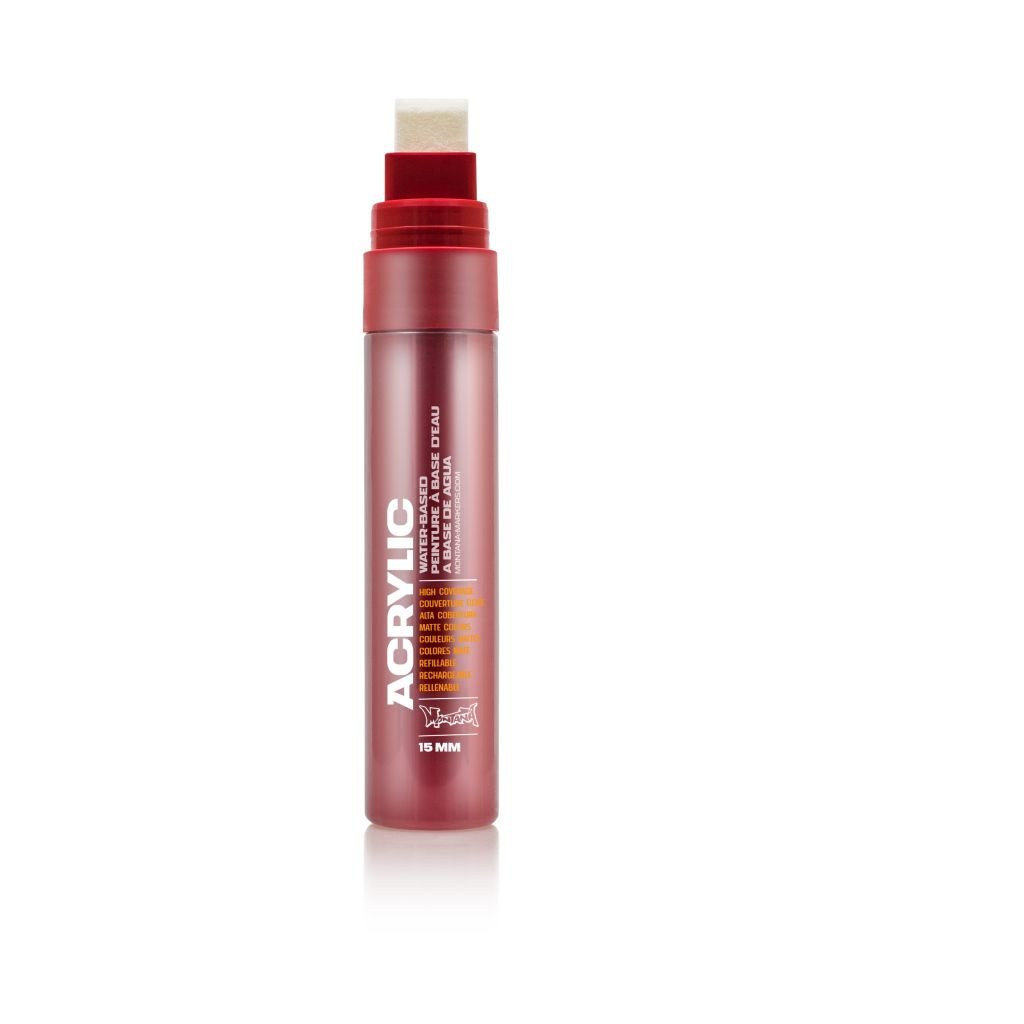 Montana Acrylic Water-Based Marker - 15 MM Medium Tip - Shock Kent Blood Red (SH 3020)
