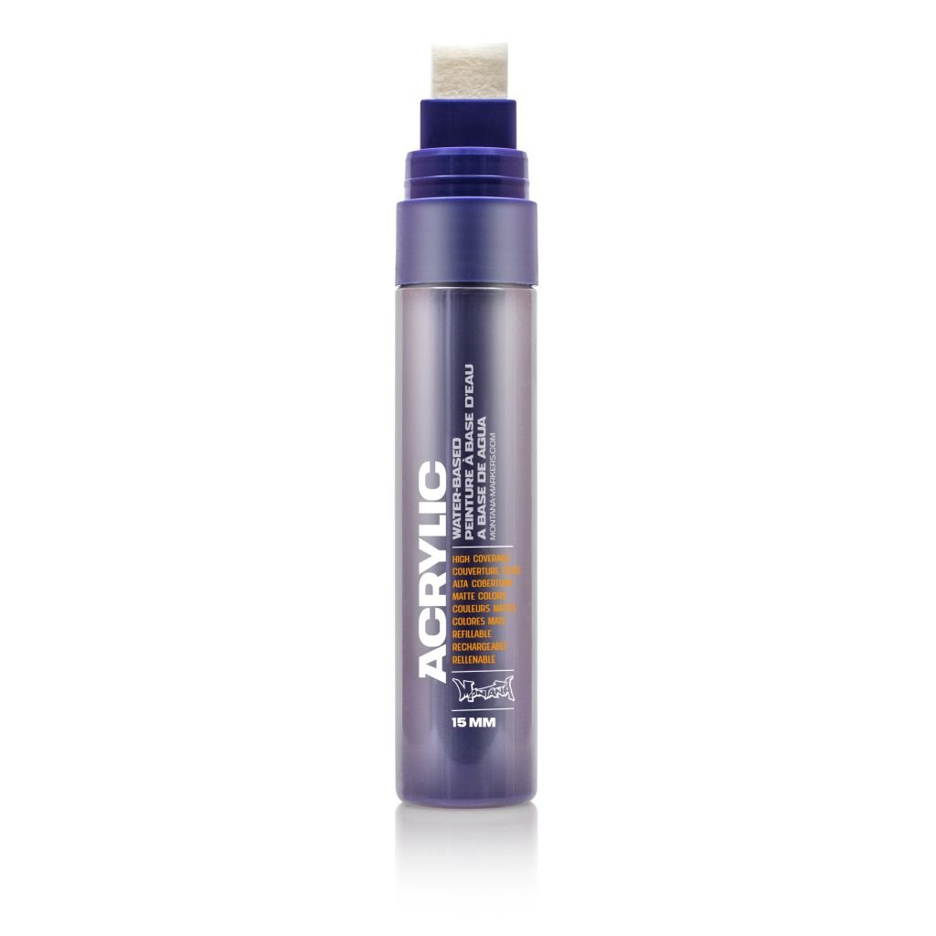 Montana Acrylic Water-Based Marker - 15 MM Medium Tip - Shock Lilac (SH 4220)
