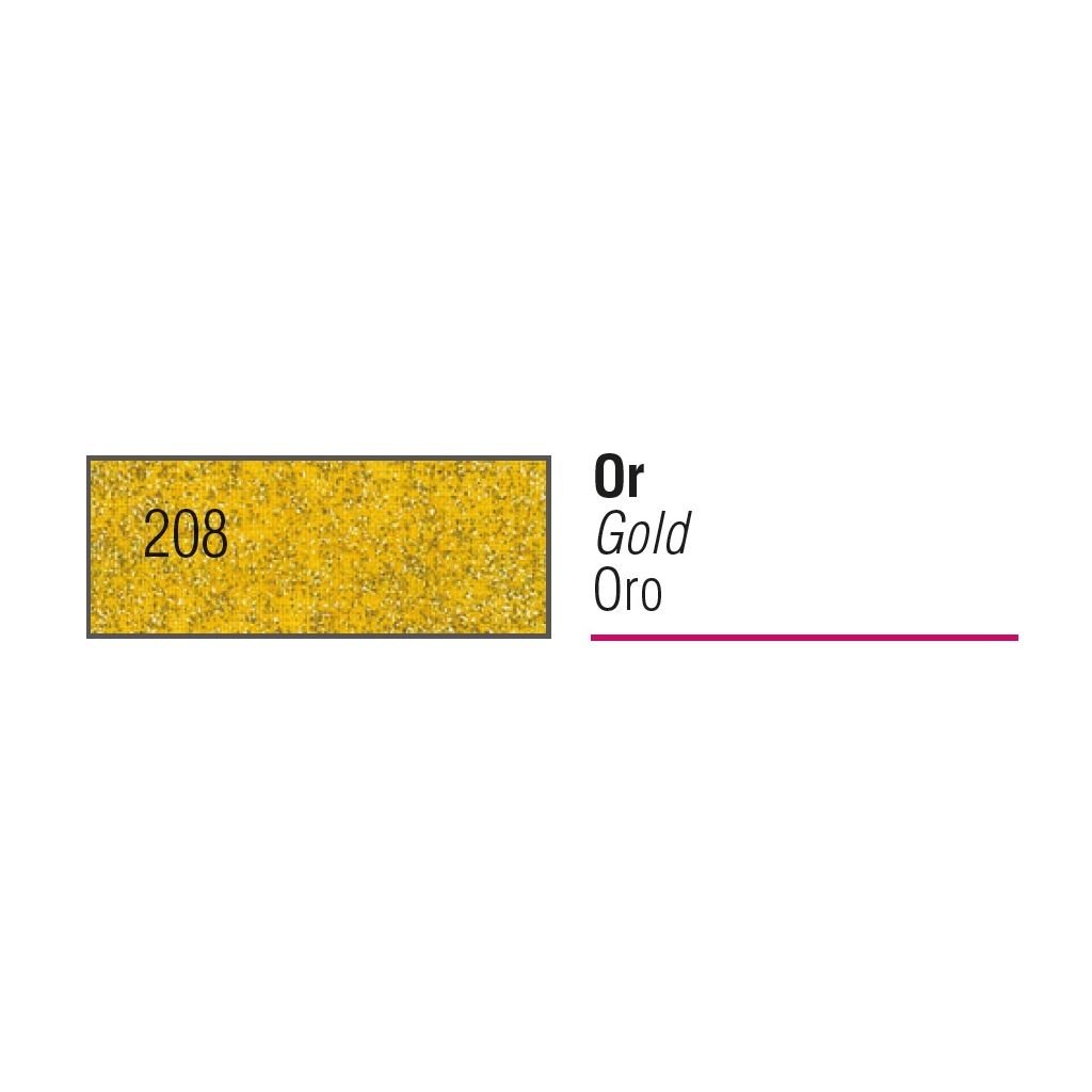 Pebeo Setacolor Light Fabrics Paint - 45 ml bottle - Glitter Gold (208)