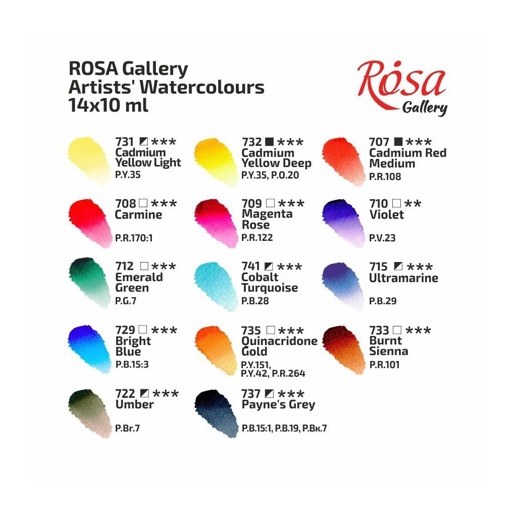 ROSA Gallery Professional Watercolour 