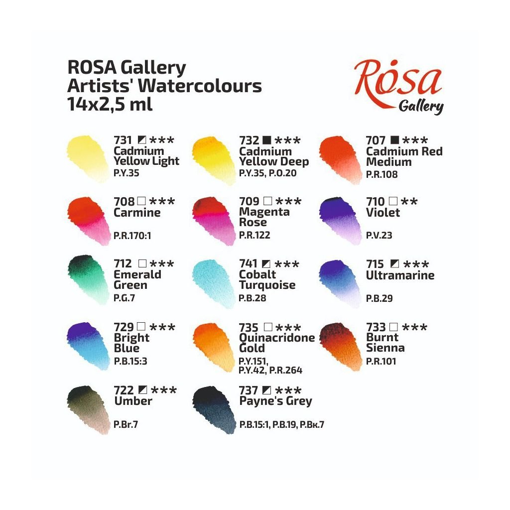 ROSA Gallery Professional Watercolour 