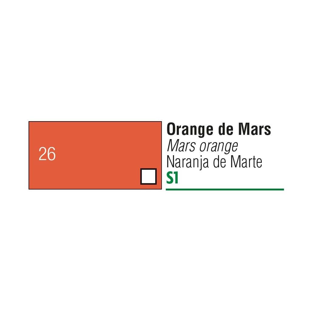 Pebeo Colorex Watercolour Inks - Bottle of 45 ML - Mars Orange (026)