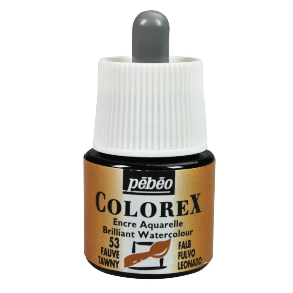 Pebeo Colorex Watercolour Inks - Bottle of 45 ML - Fawn (053)
