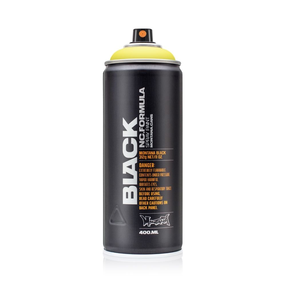 Montana Black Spray Paint - 400 ML Can - Infra Yellow (BLK IN1000)