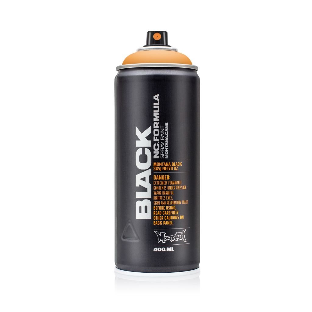 Montana Black Spray Paint - 400 ML Can - Infra Orange (BLK IN2000)