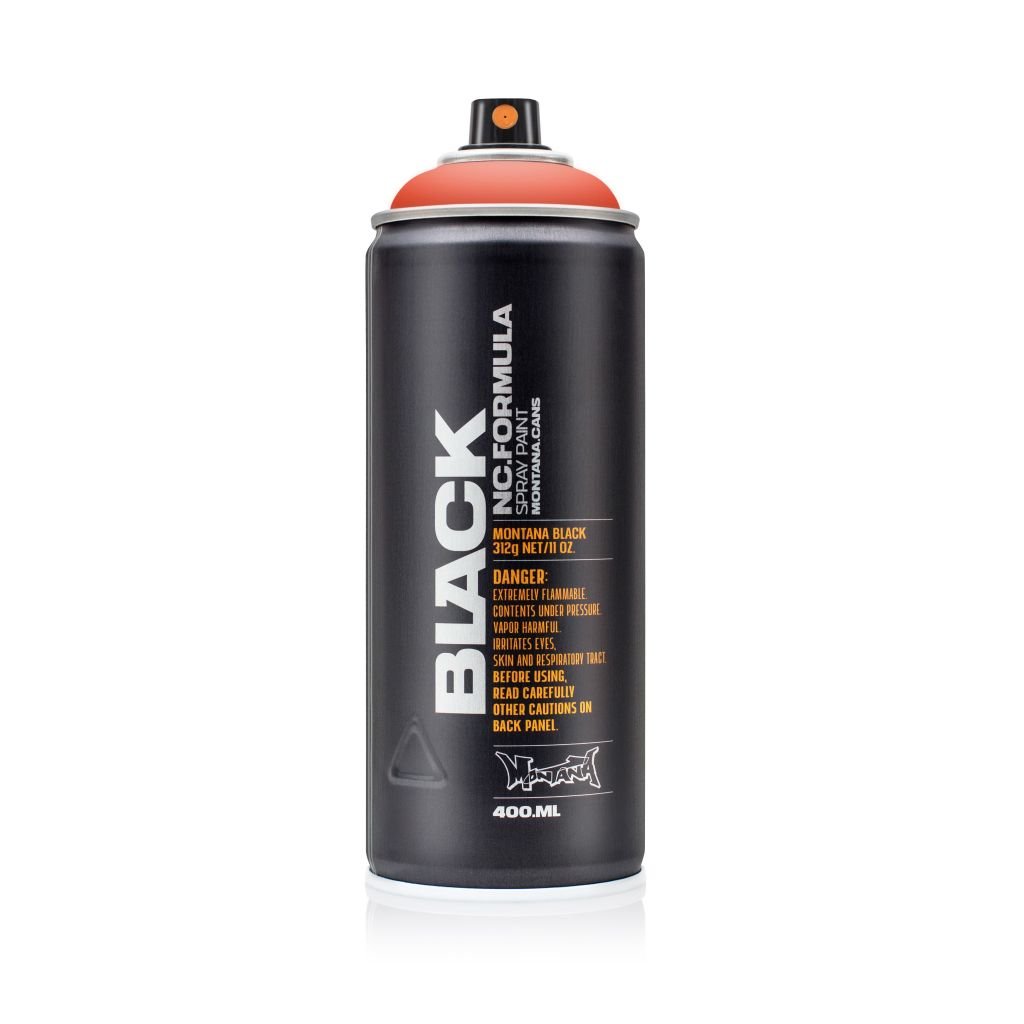 Montana Black Spray Paint - 400 ML Can - Infra Red (BLK IN3000)