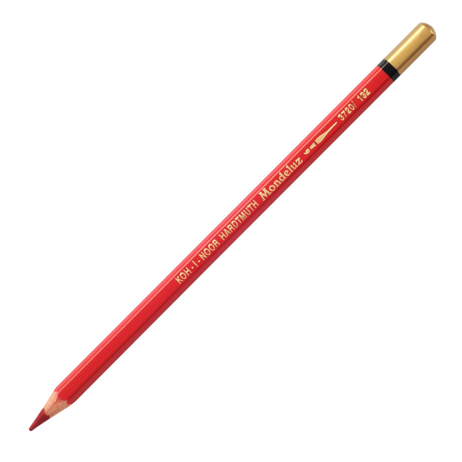 Koh-I-Noor Mondeluz Aquarell Artist's Water Soluble Coloured Pencil - Carmine Red (132)