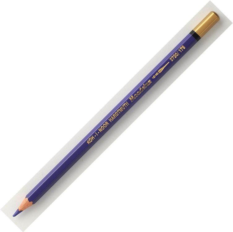 Koh-I-Noor Mondeluz Aquarell Artist's Water Soluble Coloured Pencil - Bluish Violet 2 (179)