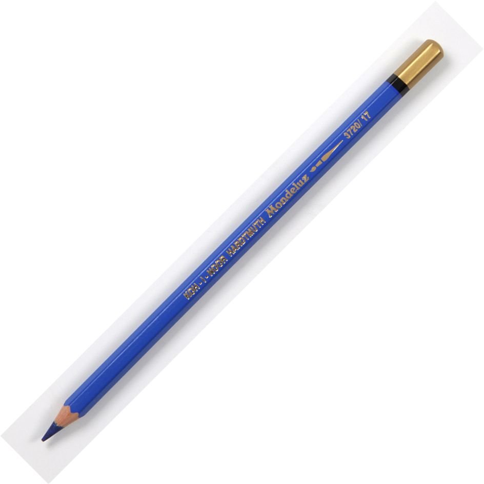 Koh-I-Noor Mondeluz Aquarell Artist's Water Soluble Coloured Pencil - Cobalt Blue (17)