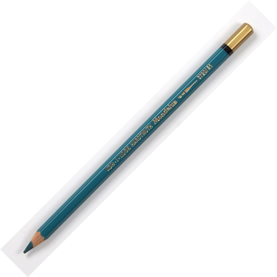 Koh-I-Noor Mondeluz Aquarell Artist's Water Soluble Coloured Pencil - Bluish Green (21)