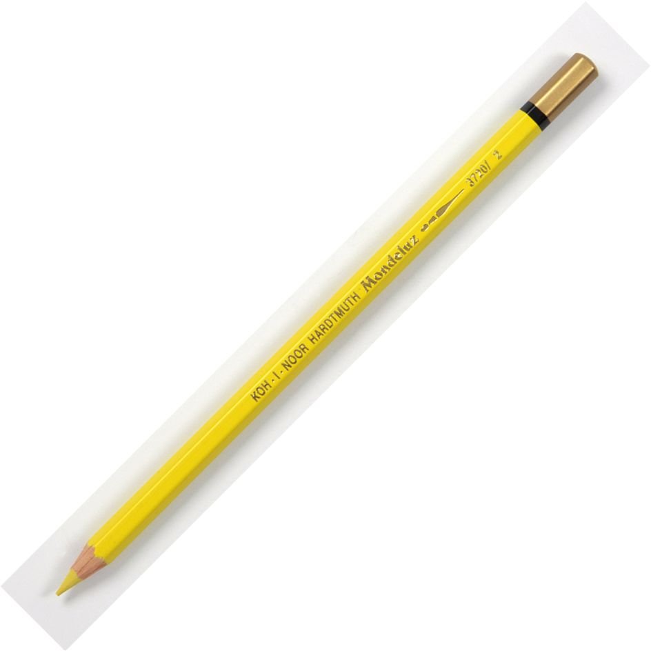Koh-I-Noor Mondeluz Aquarell Artist's Water Soluble Coloured Pencil - Lemon Yellow (2)