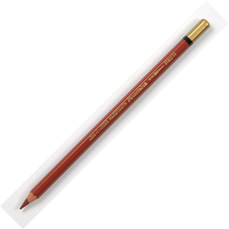 Koh-I-Noor Mondeluz Aquarell Artist's Water Soluble Coloured Pencil - Reddish Brown (30)