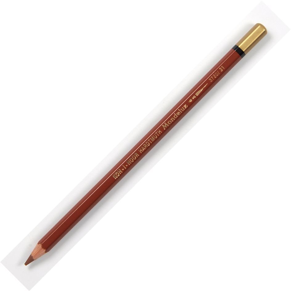 Koh-I-Noor Mondeluz Aquarell Artist's Water Soluble Coloured Pencil - Light Brown (31)