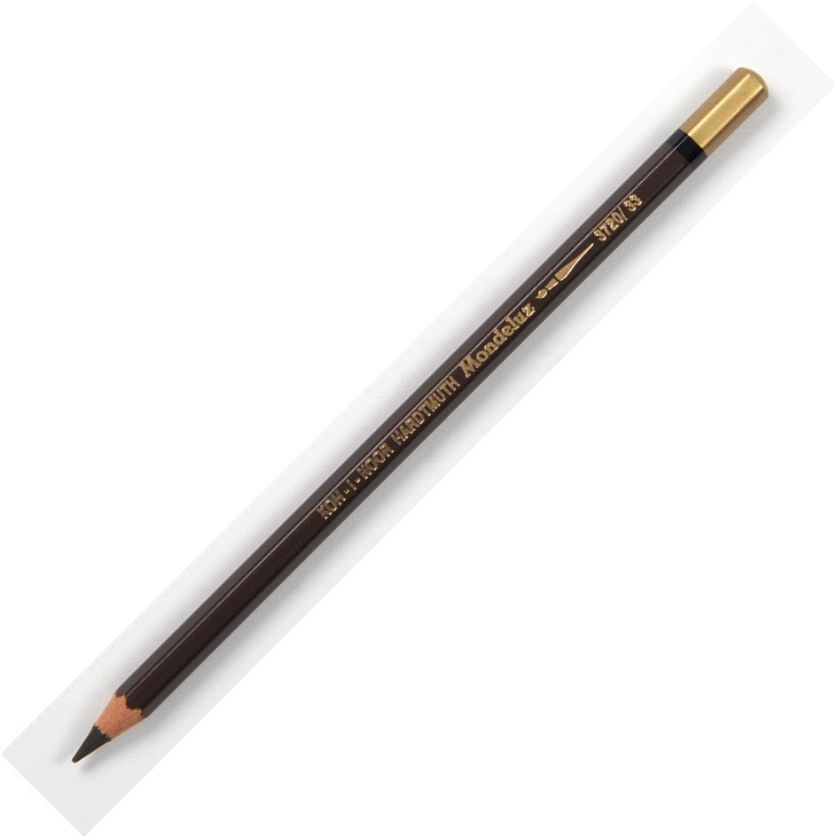 Koh-I-Noor Mondeluz Aquarell Artist's Water Soluble Coloured Pencil - Dark Brown (33)