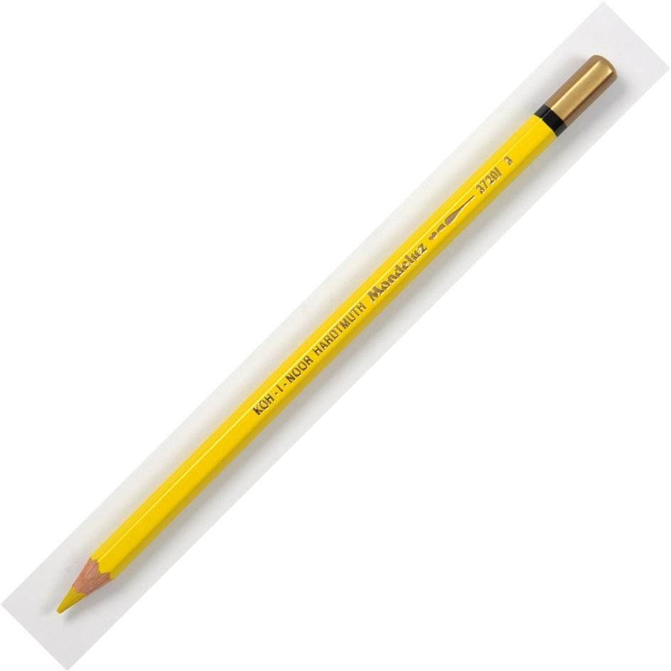 Koh-I-Noor Mondeluz Aquarell Artist's Water Soluble Coloured Pencil - Chrome Yellow (3)