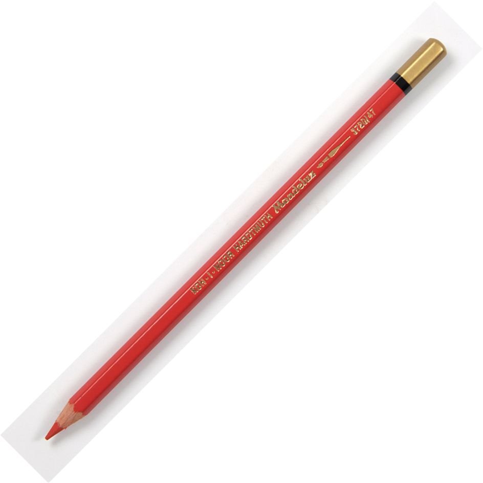Koh-I-Noor Mondeluz Aquarell Artist's Water Soluble Coloured Pencil - Scarlet Red (47)