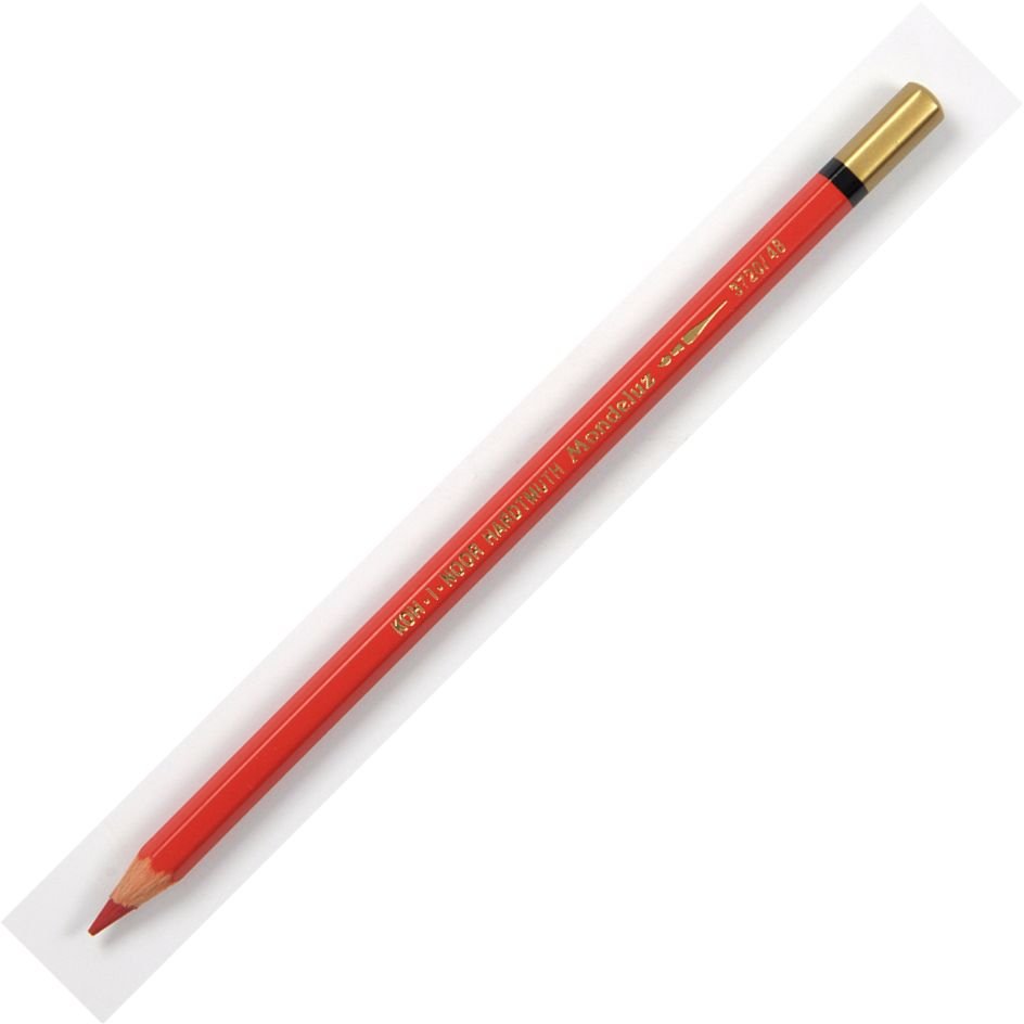 Koh-I-Noor Mondeluz Aquarell Artist's Water Soluble Coloured Pencil - Scarlet Red Dark (48)