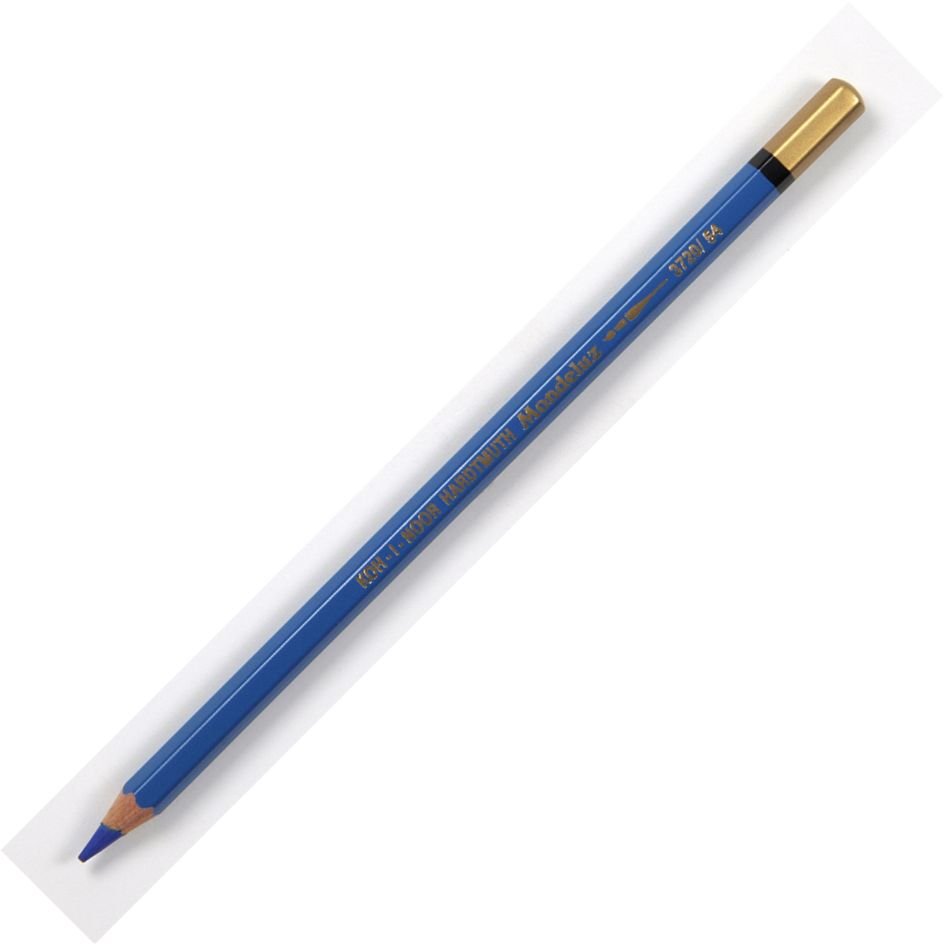 Koh-I-Noor Mondeluz Aquarell Artist's Water Soluble Coloured Pencil - Cobalt Blue Dark (54)