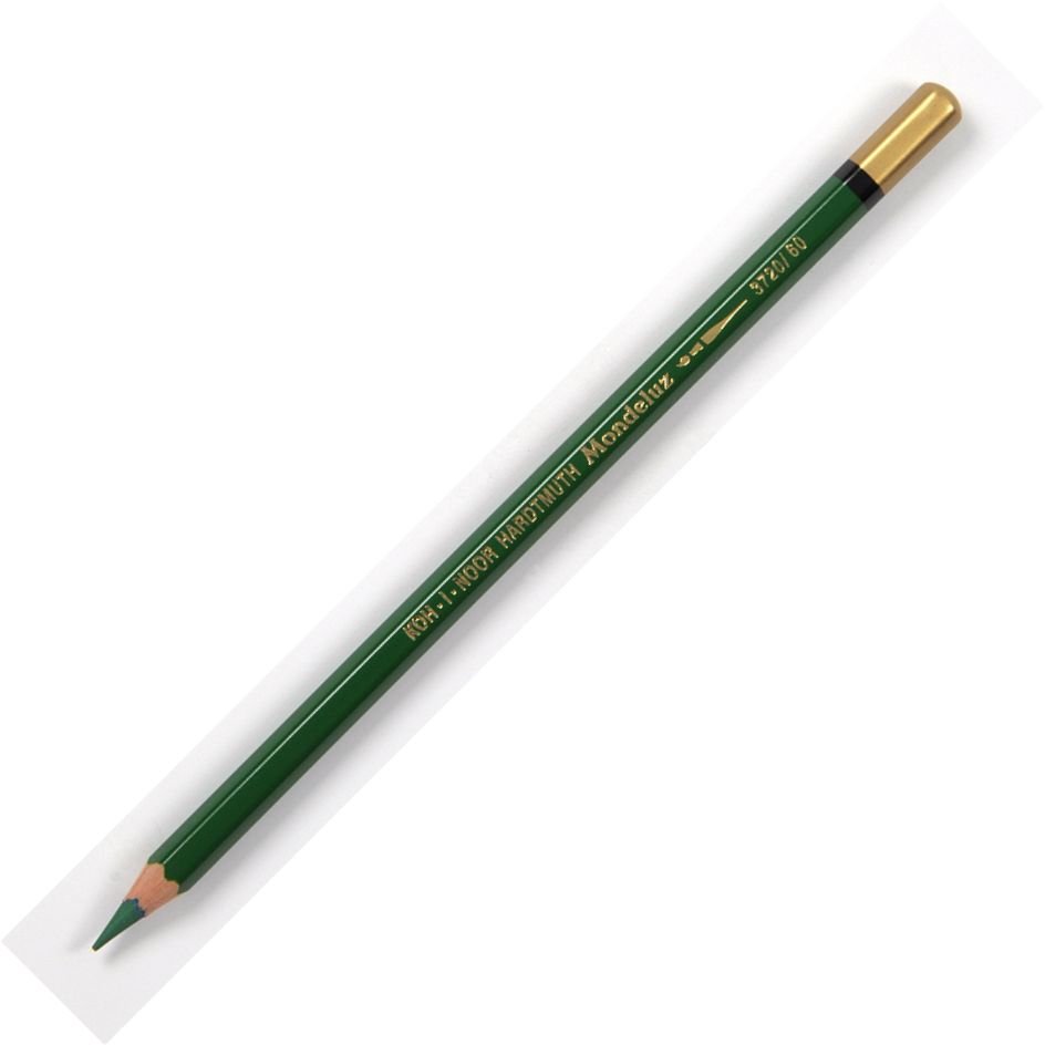 Koh-I-Noor Mondeluz Aquarell Artist's Water Soluble Coloured Pencil - Emerald Green (60)