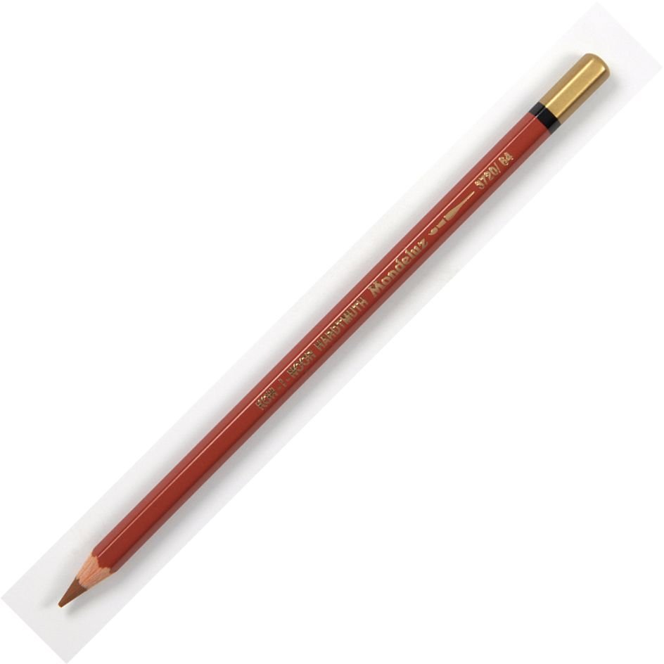 Koh-I-Noor Mondeluz Aquarell Artist's Water Soluble Coloured Pencil - Burnt Ochre (64)