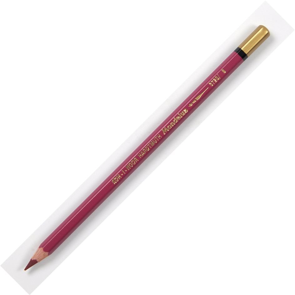 Koh-I-Noor Mondeluz Aquarell Artist's Water Soluble Coloured Pencil - Bordeaux Red (8)