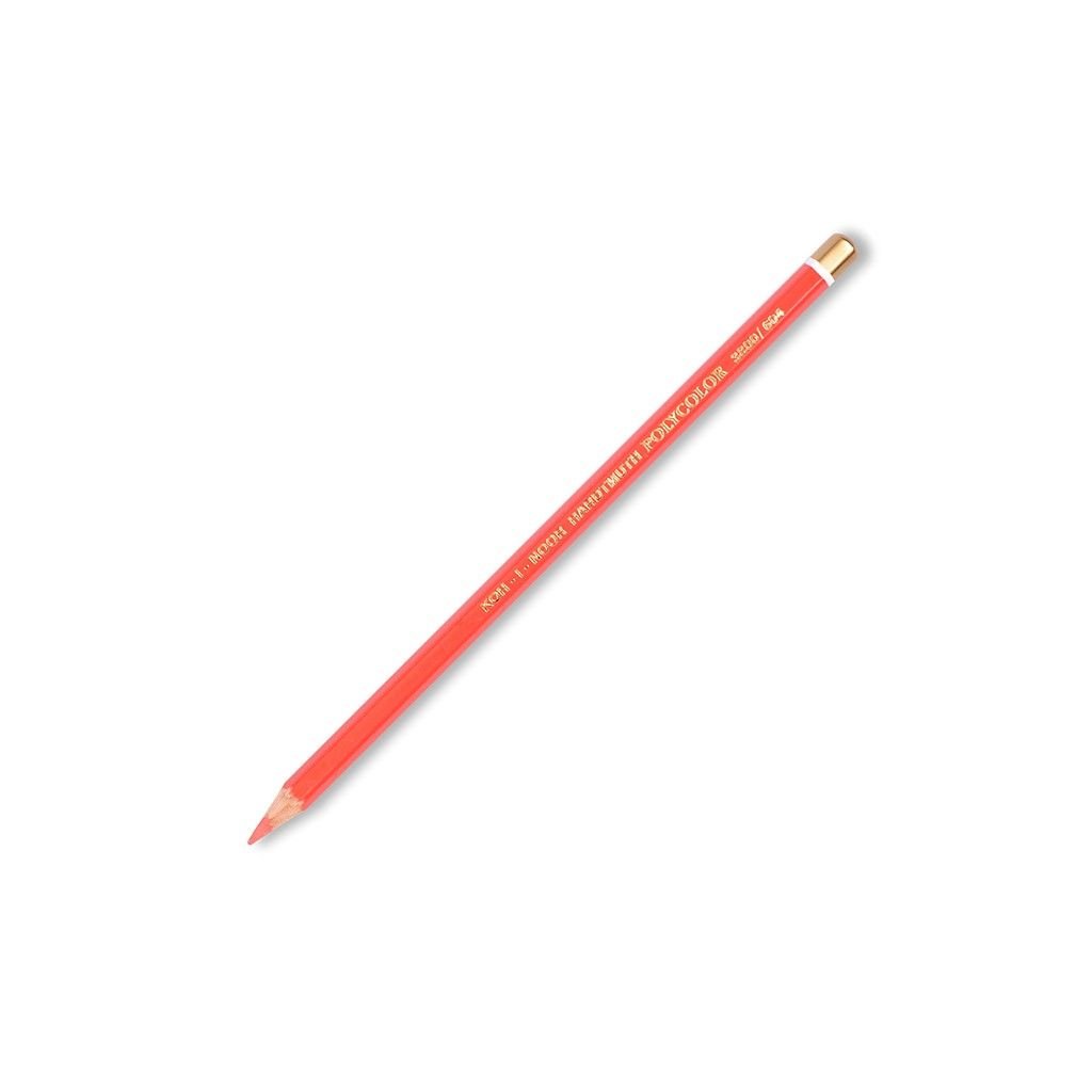 Koh-I-Noor Polycolor Artist's Coloured Pencil - Coral Red (604)