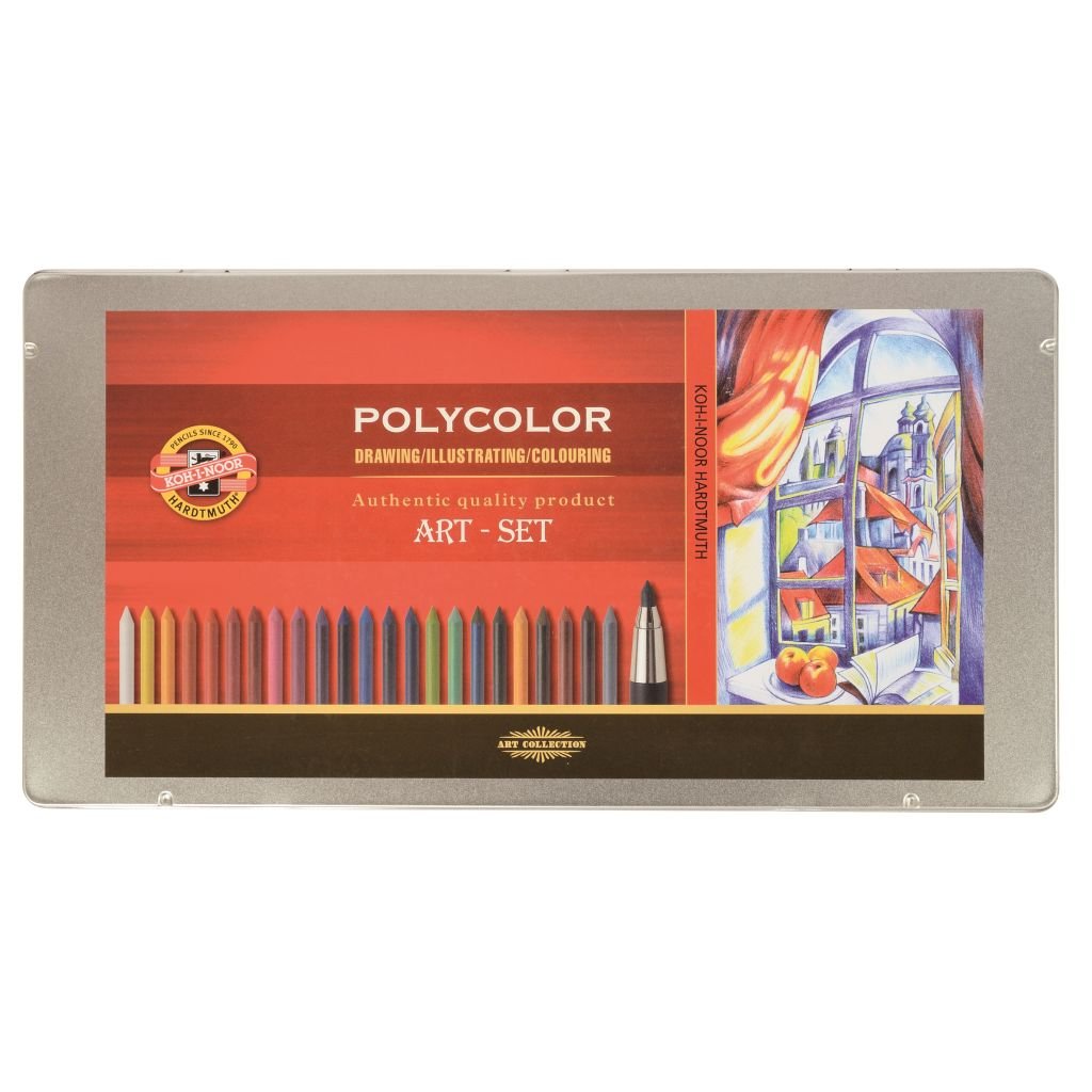 Koh-I-Noor Polycolor Drawing Art Set of 32 Pieces