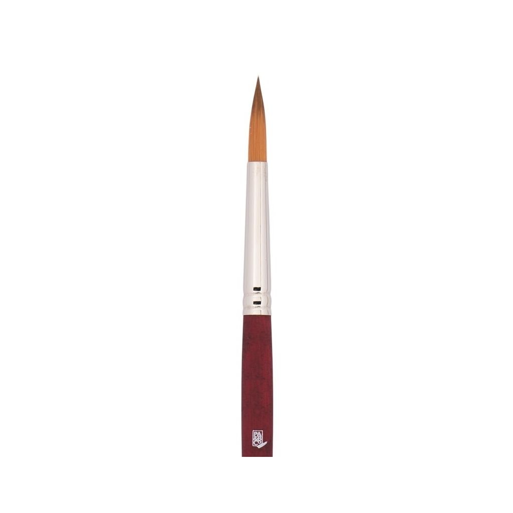 Princeton Series 3950 Velvetouch Luxury Synthetic Blend Brush - Long Round - Short Handle - Size: 6